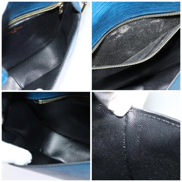 LOUIS VUITTON Epi Saint Cloud GM Shoulder Bag Toledo Blue - Picture 15 of 16